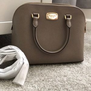 Michael Kors dome satchel in dune